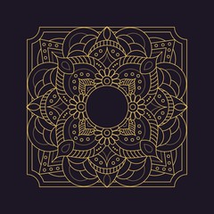 Mandala flower beautiful vector vintage 

decorative element oriental illustration