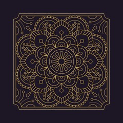 Mandala flower beautiful vector vintage 

decorative element oriental illustration