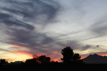 Fototapeta na wymiar Desert Sunset 2