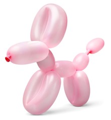 Dog Balloon on isolated backgrond
