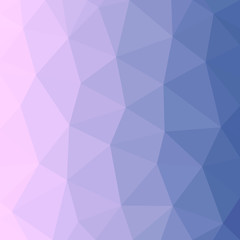 Obraz premium Abstract blue low poly style geometric triangle shape vector background illustration