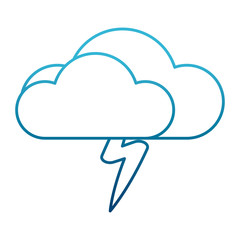 Cloud with rain symbol icon vector illustration graphic design