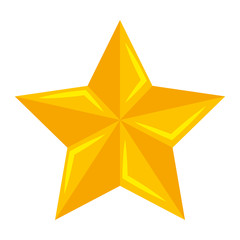 christmas star decorative icon vector illustration design