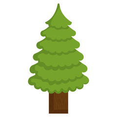 christmas tree isolated icon vector illustration design