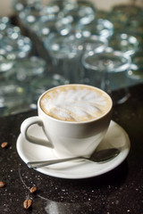 cup of cappuccino