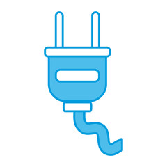 Obraz premium Electric plug isolated icon vector illustration graphic design