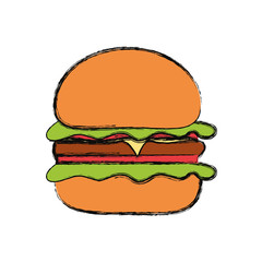 burguer vector illustration