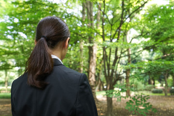 Smiling businesswoman image