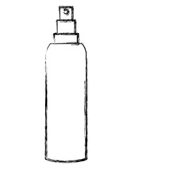 Splash fragrance bottle icon vector illustration graphic design