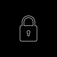 Castle locked vector icon