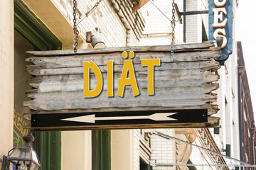 Schild 279 - Di&auml;t