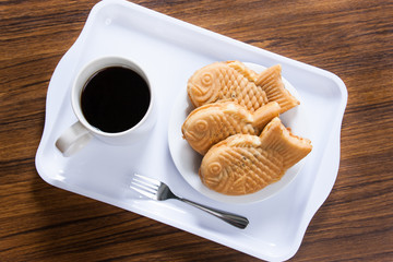 ヤイヤキとコーヒーのセット