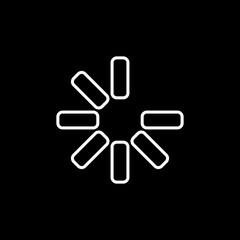 Loading process download vector icon