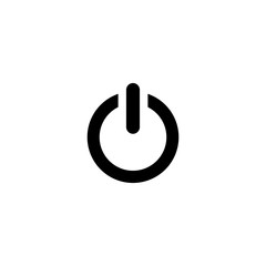 Power on button vector icon
