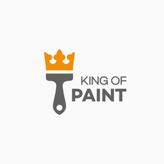 King of paint logo