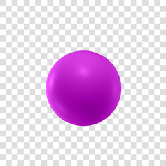 3d sphere. Vector illustration.