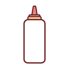 ketchup vector illustration