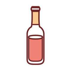 beer bottle  vector illustration