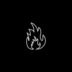 Flames vector icon