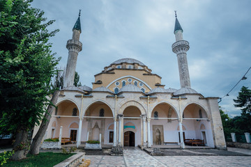 Fototapeta na wymiar The Cathedral Friday mosque Juma-Jami in Yevpatoria, Crimea