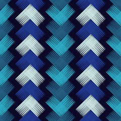 Ethnic boho seamless pattern. Scribble texture. Folk motif. Textile rapport.