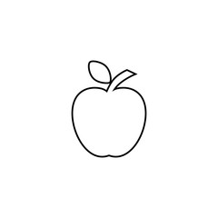 Fruit apple vector icon