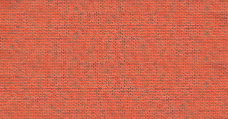 Red brown block brick wall Beautifully arranged texture background.