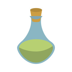 Spa oil massage bottle icon vector illustration graphic design