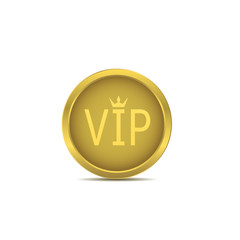 Fototapeta premium Golden VIP icon