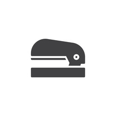Stapler icon vector, filled flat sign, solid pictogram isolated on white. Symbol, logo illustration.