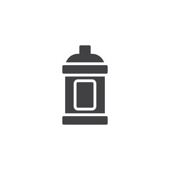 Graffiti spray icon vector, filled flat sign, solid pictogram isolated on white. Symbol, logo illustration.