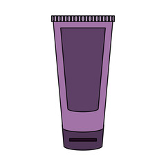 Skin Cream bottle icon vector illustration graphic design