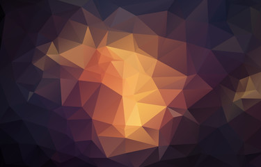 Naklejka premium Flat vintage color triangle background