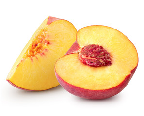 Peach fruit slice © Maks Narodenko