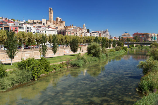 River Segre through Lleida