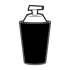 Skin Cream bottle icon vector illustration graphic design
