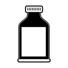 Medicine bottle symbol icon vector illustration graphic design