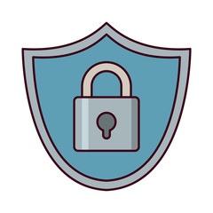 shield with padlock icon