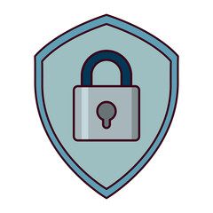 shield with padlock icon