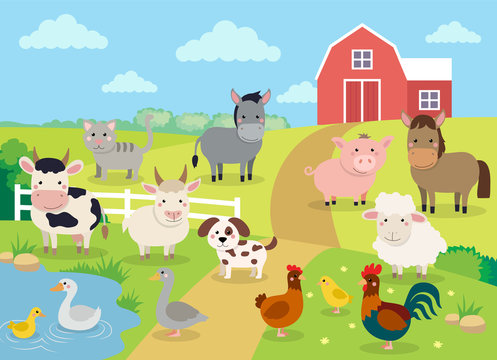 Farm Animal Cartoon Images – Browse 335,413 Stock Photos, Vectors, and  Video | Adobe Stock