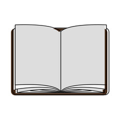 Book open symbol icon vector illustration graphic design