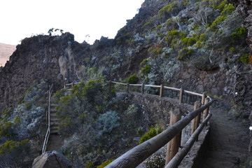 Fototapeta premium staircase piton fournaise