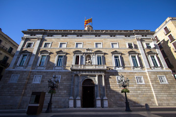 Naklejka premium Barcelona - Palau de la Generalitat de Catalunya