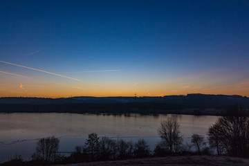 Sonnenaufgang am Kemnader See