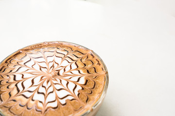 Coffee Mug on outdoor white table