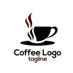 coffee logo template vector