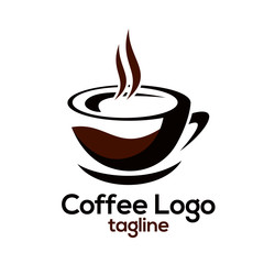 coffee logo template vector