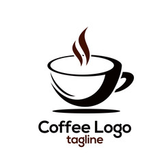 coffee logo template vector