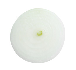 Sliced fresh onion on white background © Africa Studio