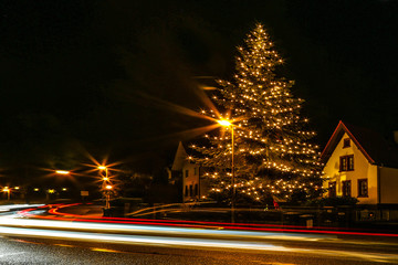 Weihnachtsbaum in Hohenwettersbach